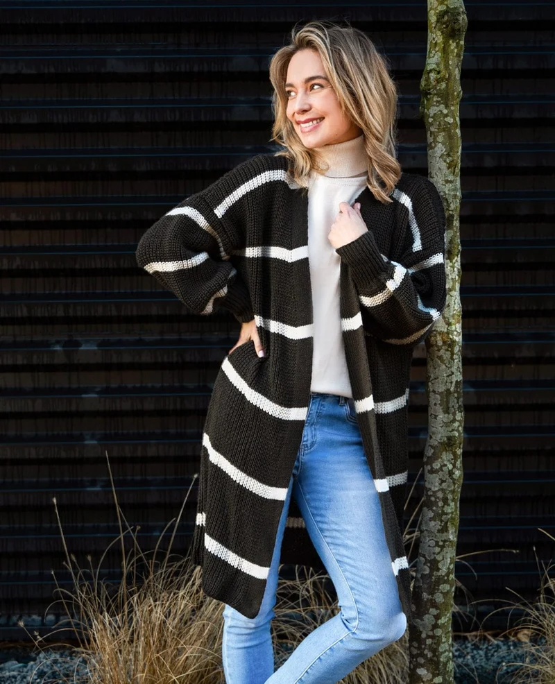 Vest Robine | Black/Naturelle