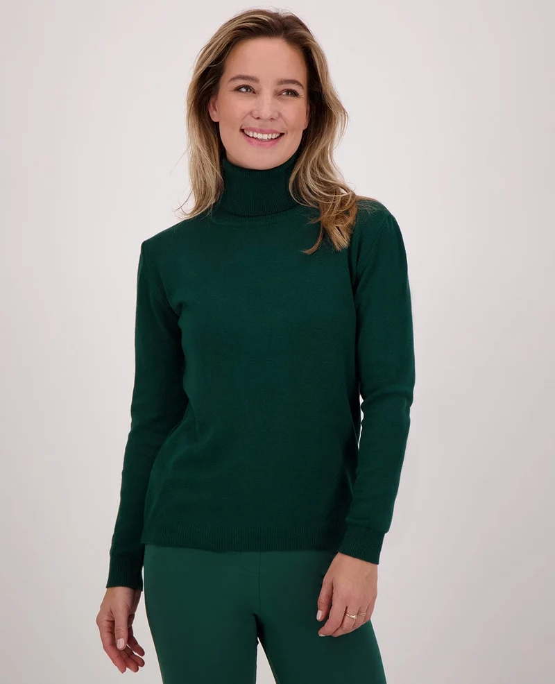 Pull Colle | Bottle Green