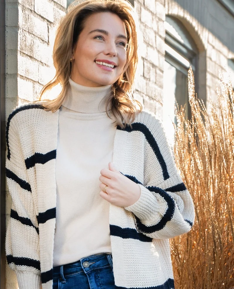 Pull Colle | Ecru