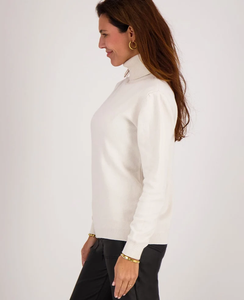 Pull Colle | Soft Ecru