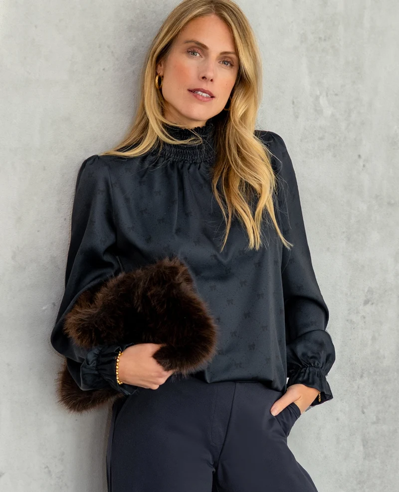 Top Colle | Donkerblauw / Zwart