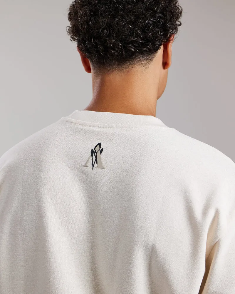 AEDEN T-SHIRT HIRO TEE BEIGE