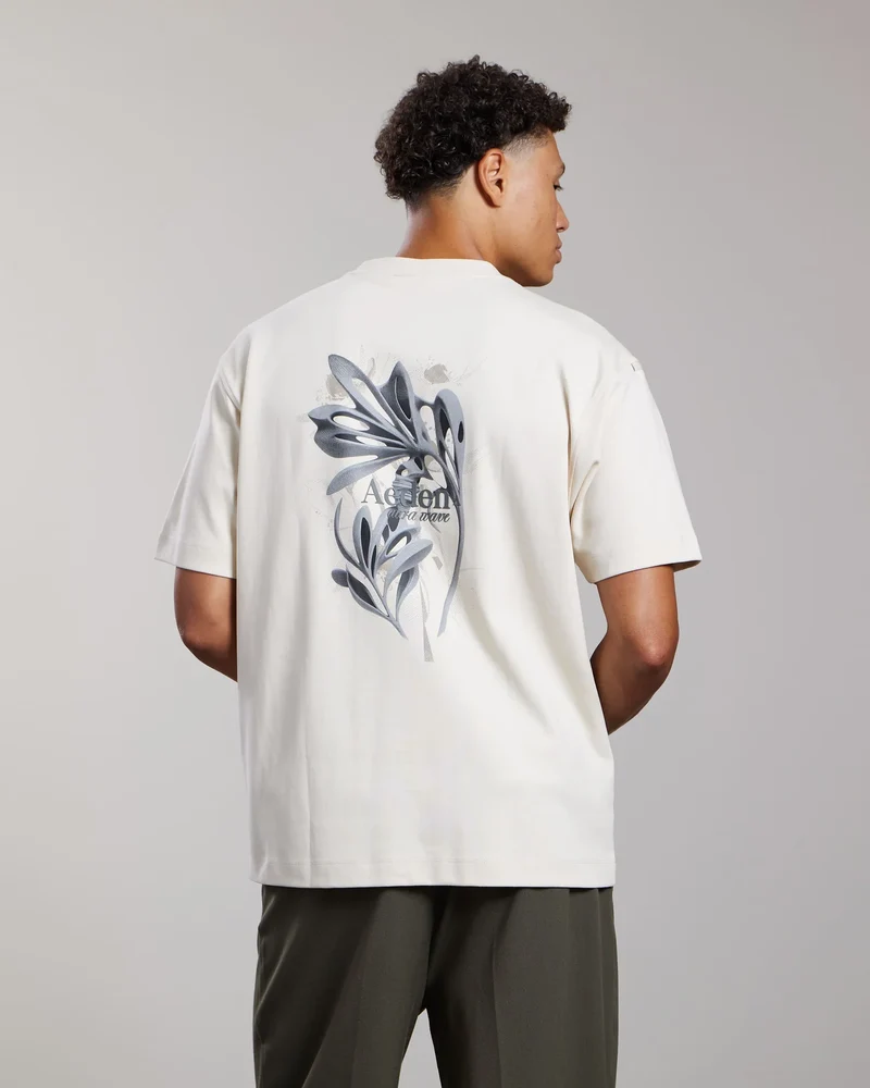 AEDEN T-SHIRT ASH TEE BEIGE