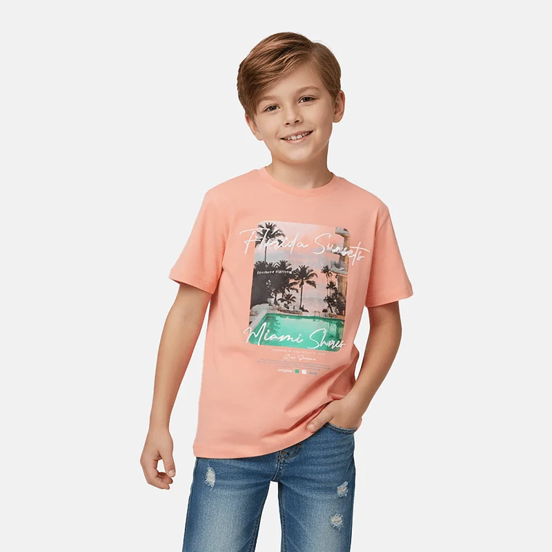 Cars Jongens T-shirt, YORKI, Peach