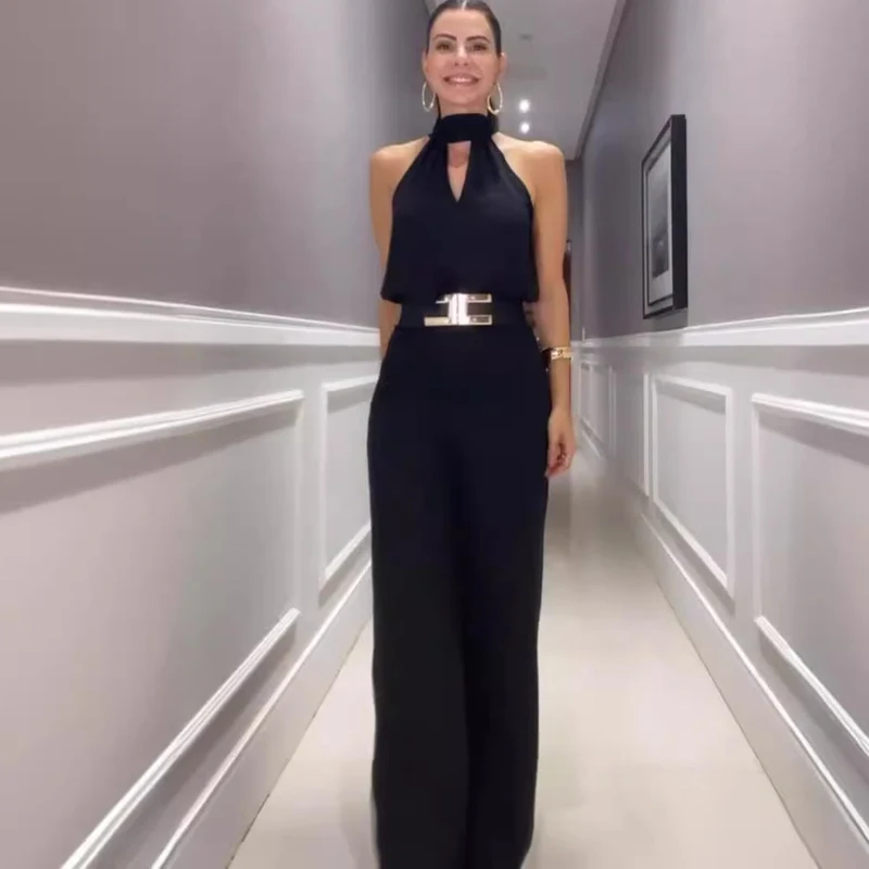 Dames Jumpsuit Feestelijk Luxe Polyester voor Zomer