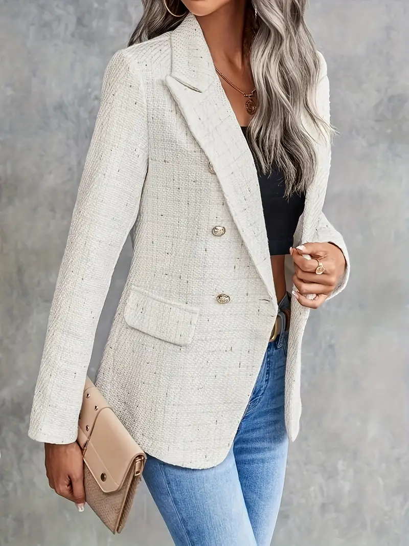 Dames Blazer Elegante Snit van Tweed