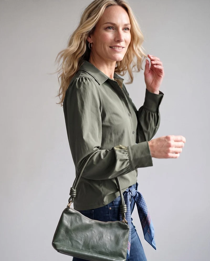 Blouse Tess Travel | Deep Olive