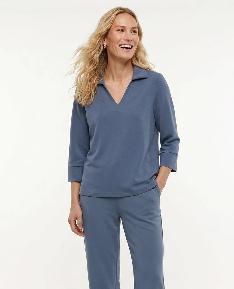 Top Mayke | Jeans Blue