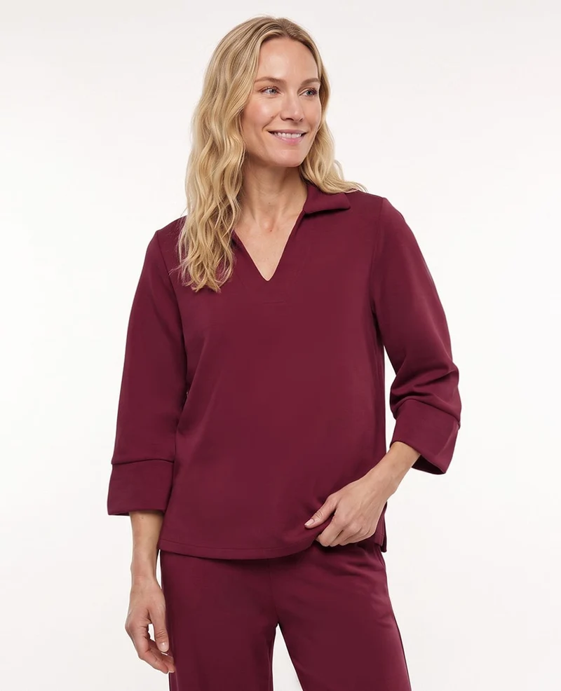 Top Mayke | Wine Red