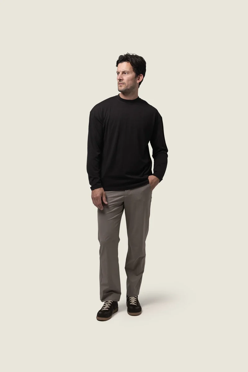 DUQUEZZI T-SHIRT COOLMAX LONGSLEEVE SHIRT BRUIN