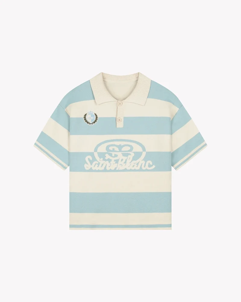 Saint Blanc POLO KNITTED CREST POLO OFF WHITE