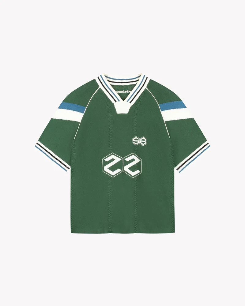 Saint Blanc T-SHIRT KNITTED GAME SHIRT GROEN
