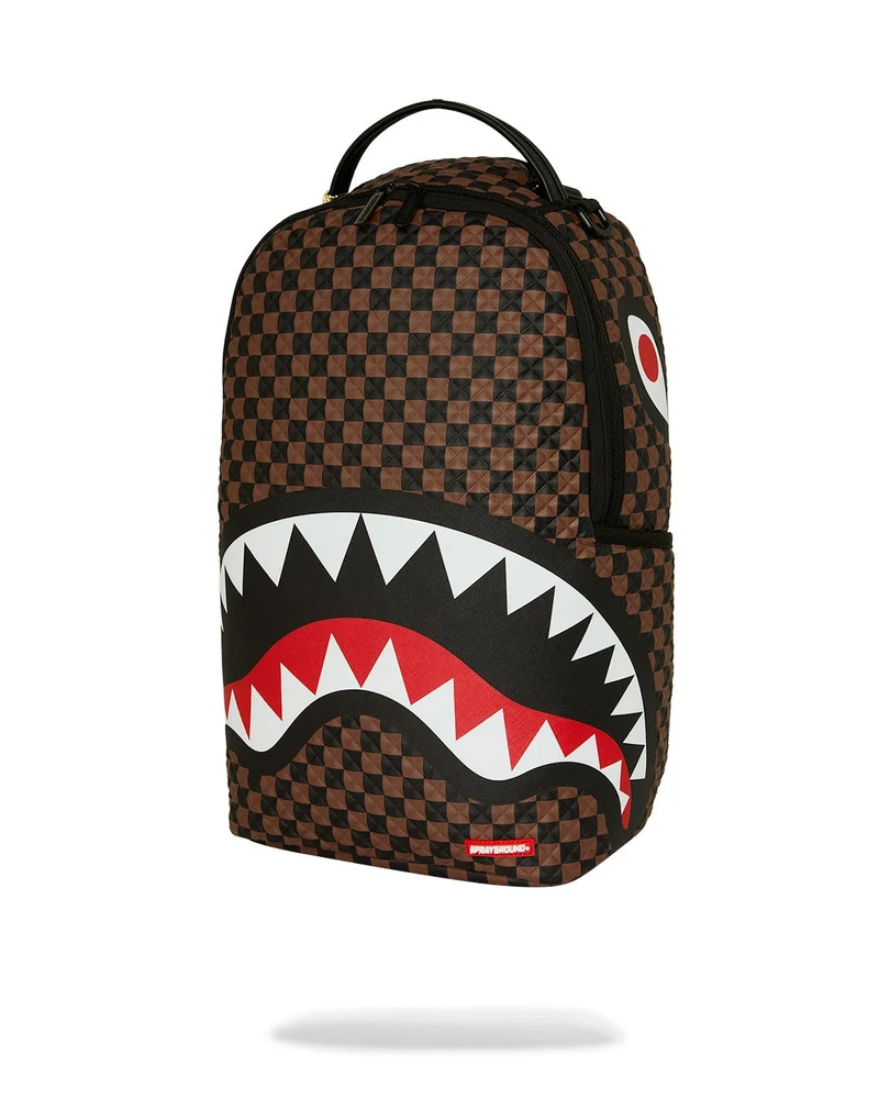 SPRAYGROUND TAS SHARKS IN PARIS PYRAMID BACKPACK BRUIN