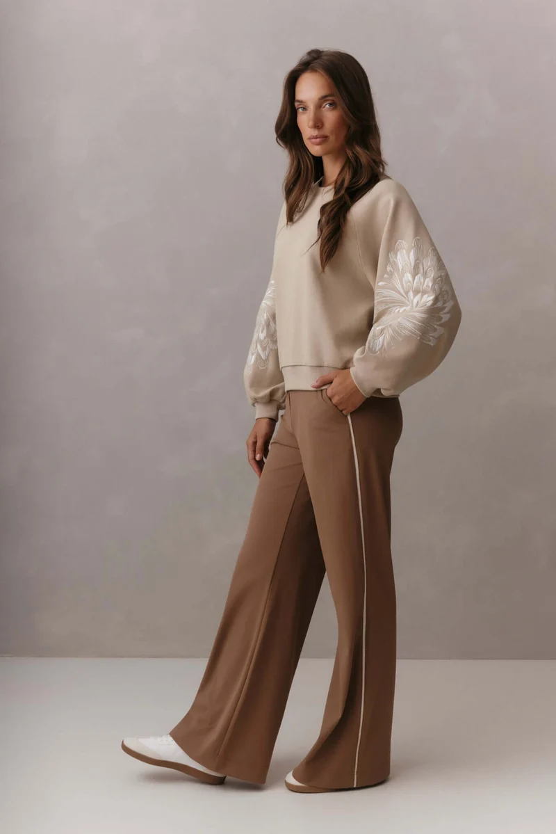 Lady Day Broek, ELEYN, Mocha