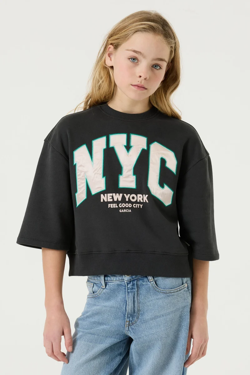 Garcia, Girls Sweater, Smokey Grey