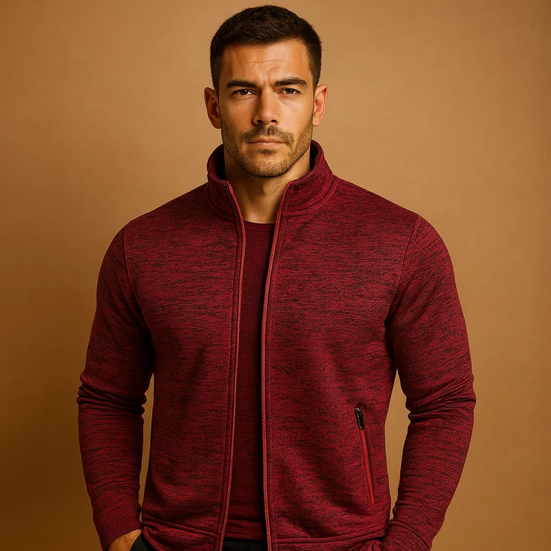 Handgemaakt vest met rits voor heren | Floris