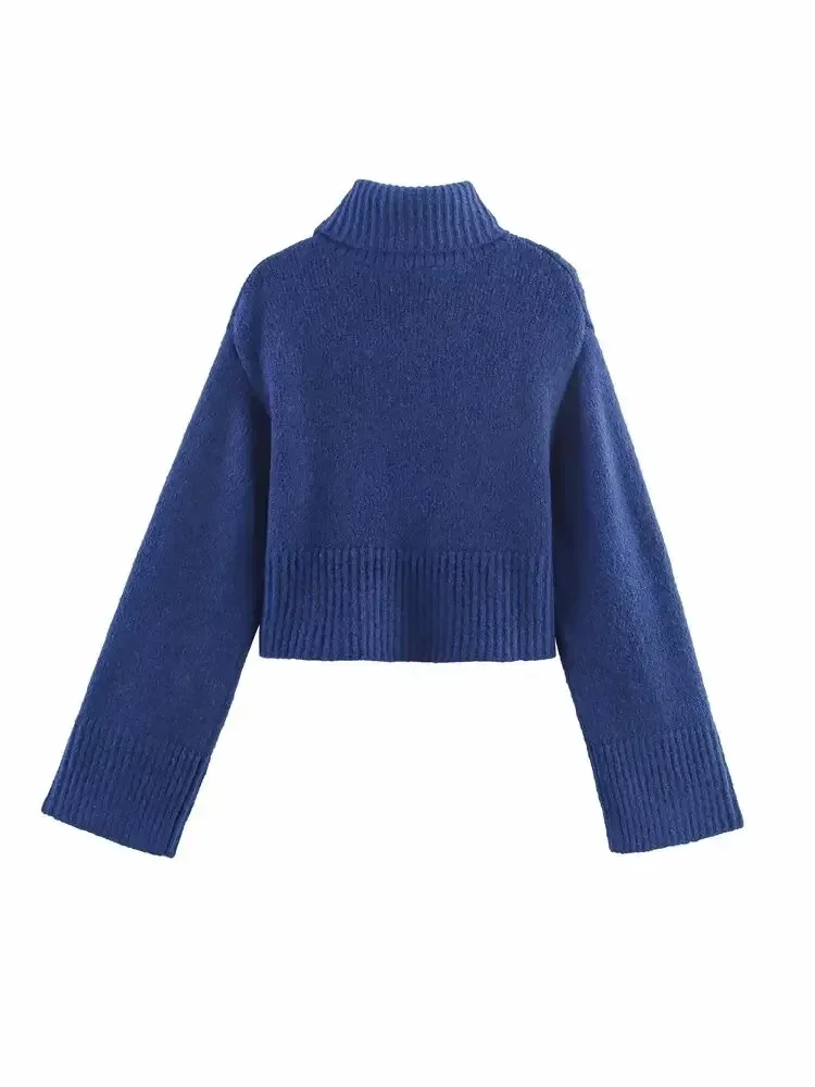 Nivelle | Gebreide Coltrui met Wijde Mouwen & Cropped Fit