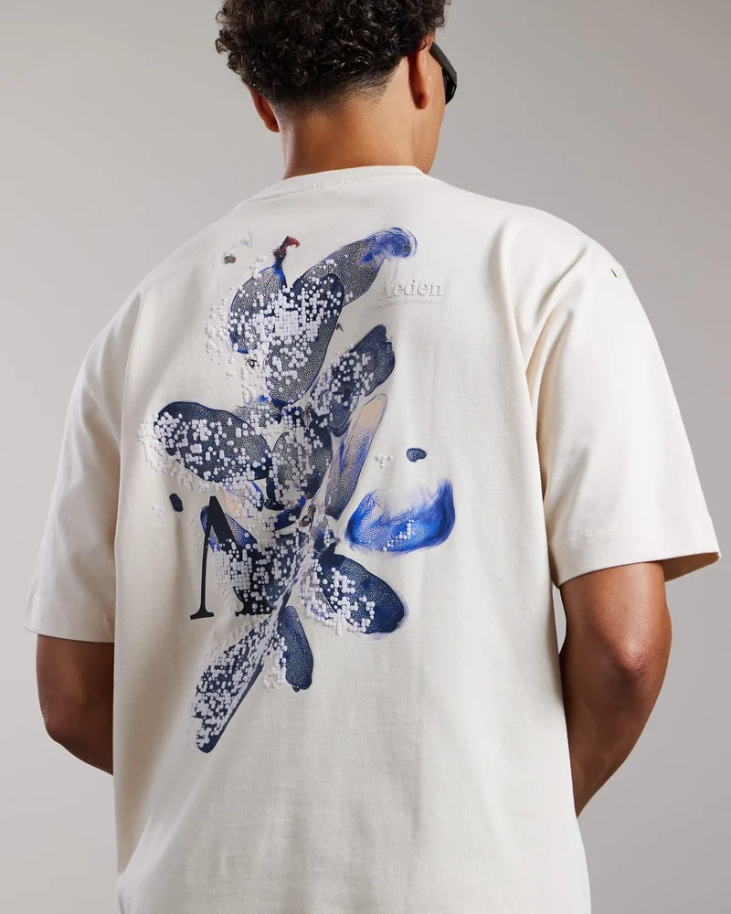 AEDEN T-SHIRT ZAHIR TEE BEIGE