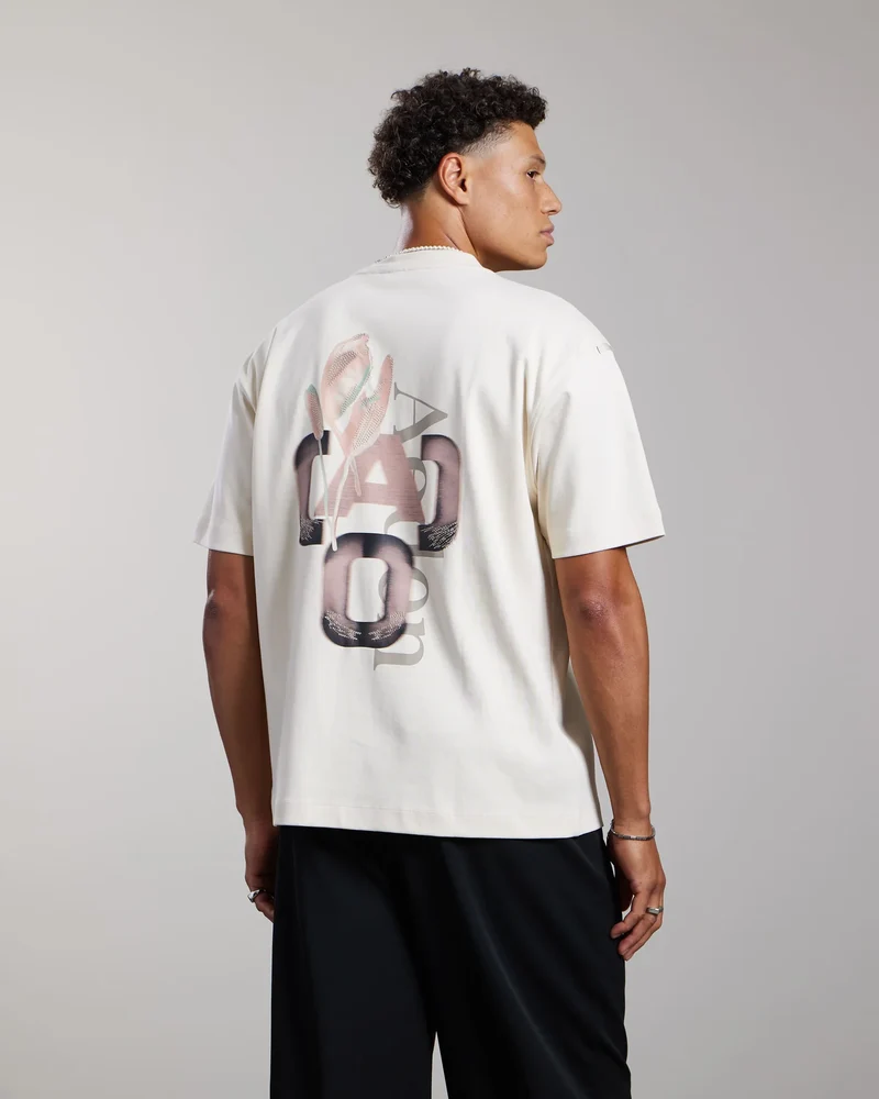 AEDEN T-SHIRT YASIN TEE BEIGE