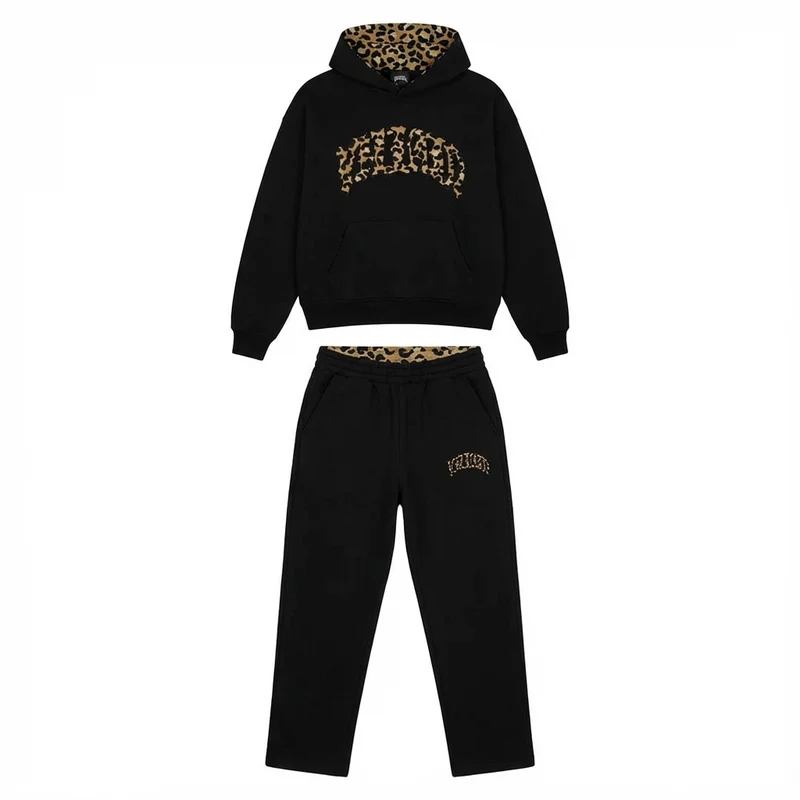 Velora Leopard Lounge Set | Hoodie & Joggingbroek met Panterprint