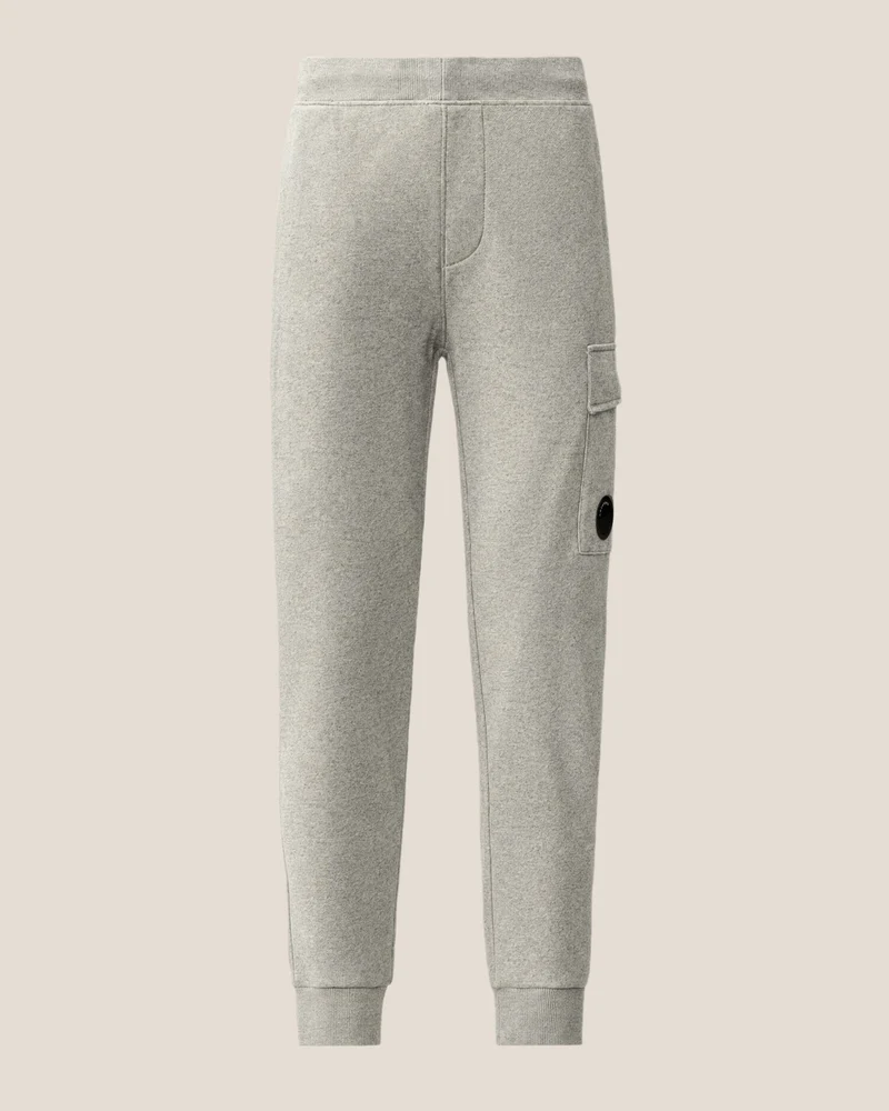 CP COMPANY JOGGING BROEK DIAGONAL RAISED FLEECH LENS M-GRIJS