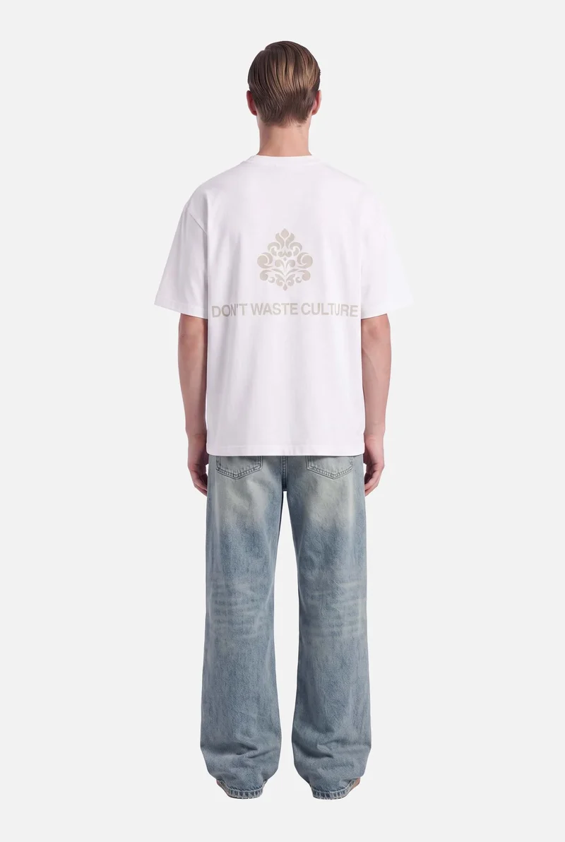 DONT WASTE CULTURE T-SHIRT AZEMARI OFF WHITE