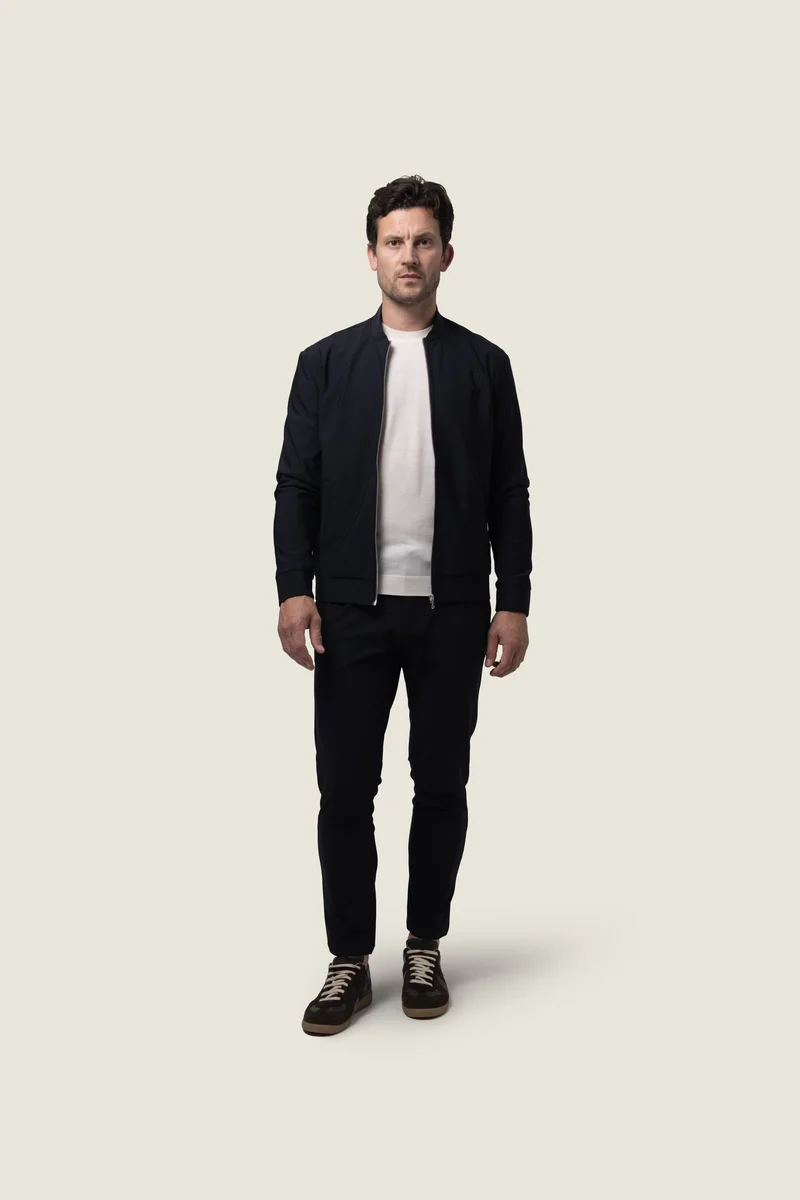 DUQUEZZI JAS DYNAMIC BOMBER JACKET BLAUW