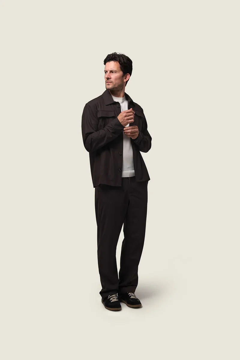 DUQUEZZI PANTALON CESARE WOOL BLEND PANTS BRUIN