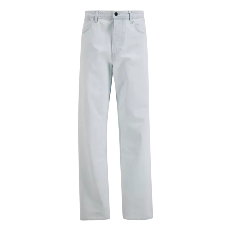 Stone Island Gebleekte Light Denim Straight Fit - Match Laren