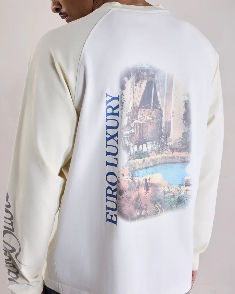 Saint Blanc T-SHIRT EURO LUXERY RAGLAN OFF WHITE