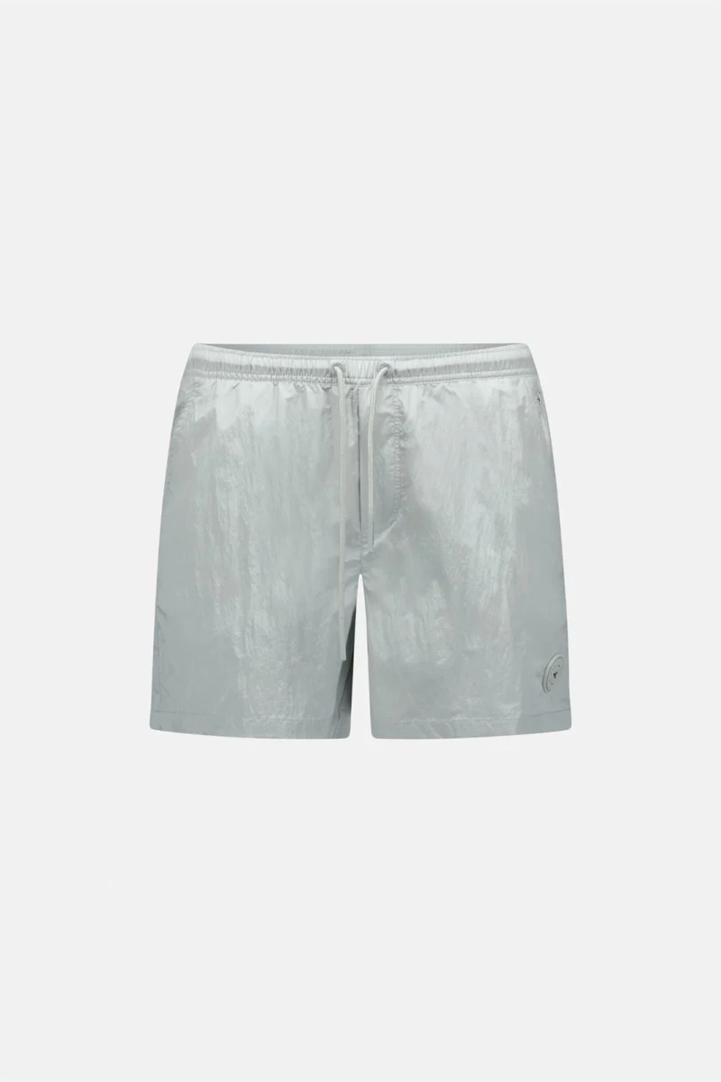 AIRFORCE ZWEMBROEK WAXED CRINCLE SWIMSHORT L-GROEN