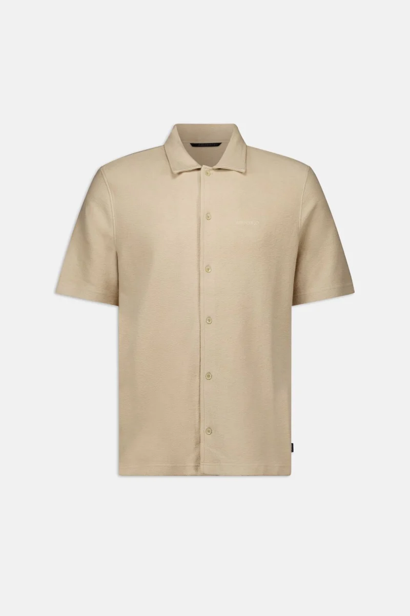 AIRFORCE SHIRT WOVEN SHORT SLEEVE SHIRT BEIGE