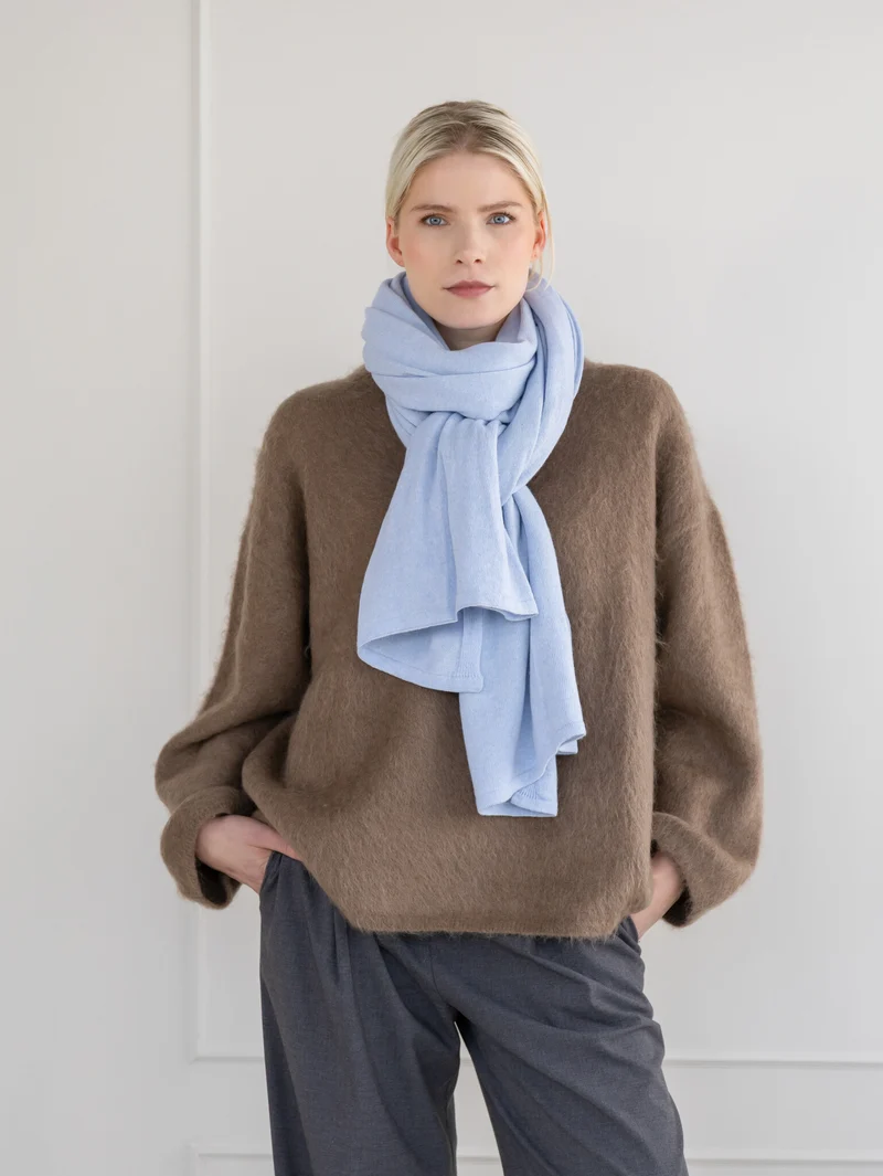 Sjaalmania sjaal Cosy Chic Airy Blue Melee
