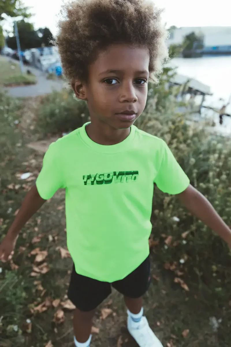 TYGO & vito Jongens T-shirt, JAMES, Green Gecko