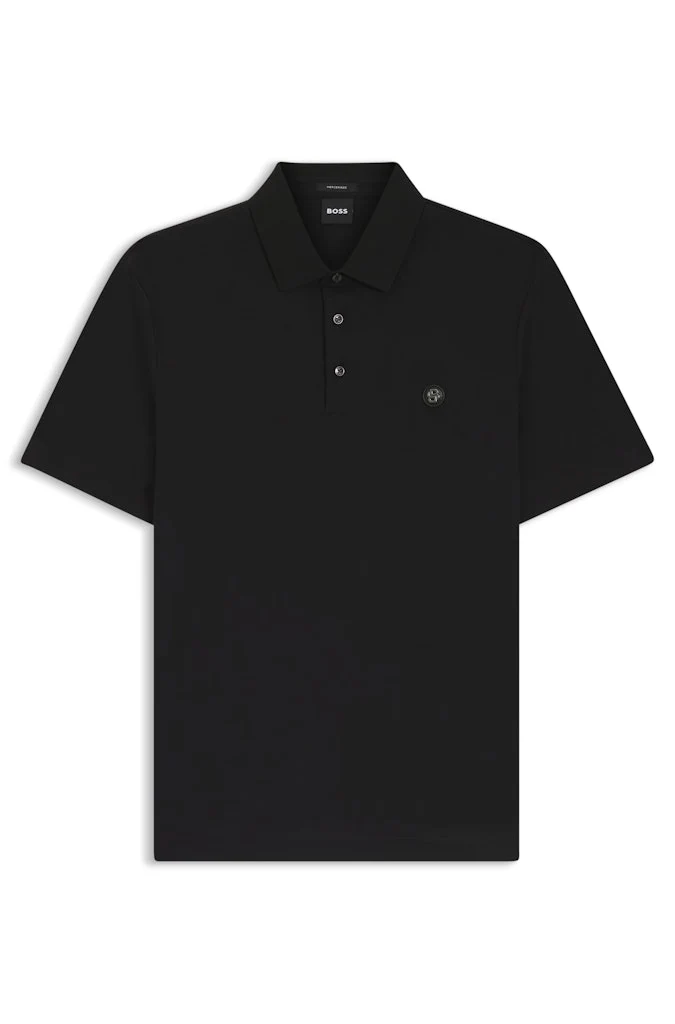 HUGO BOSS POLO C-PARRIS 01 ZWART