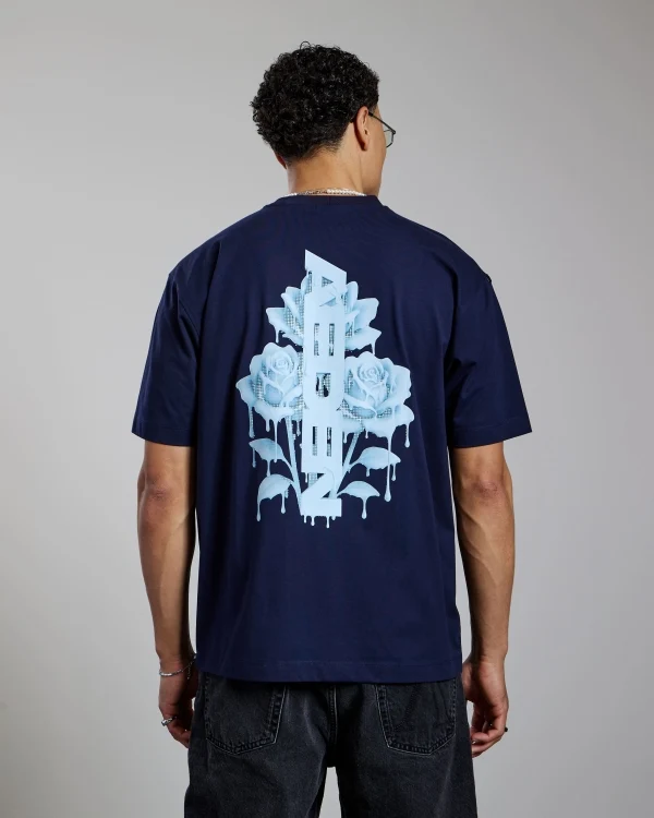 AEDEN T-SHIRT CLYRA TEE D-BLAUW
