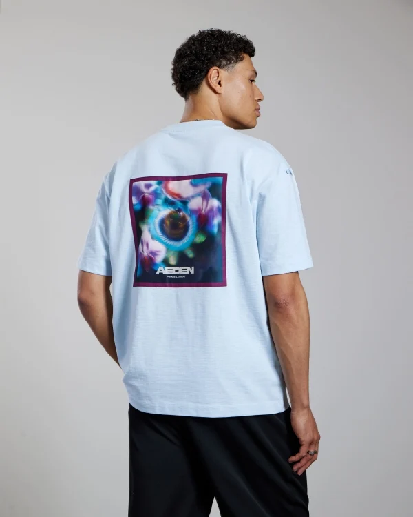 AEDEN T-SHIRT ASTRALIS TEE L-BLAUW