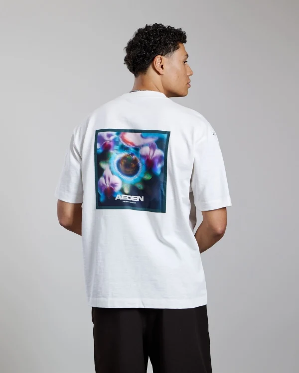 AEDEN T-SHIRT ASTRALIS TEE OFF WHITE