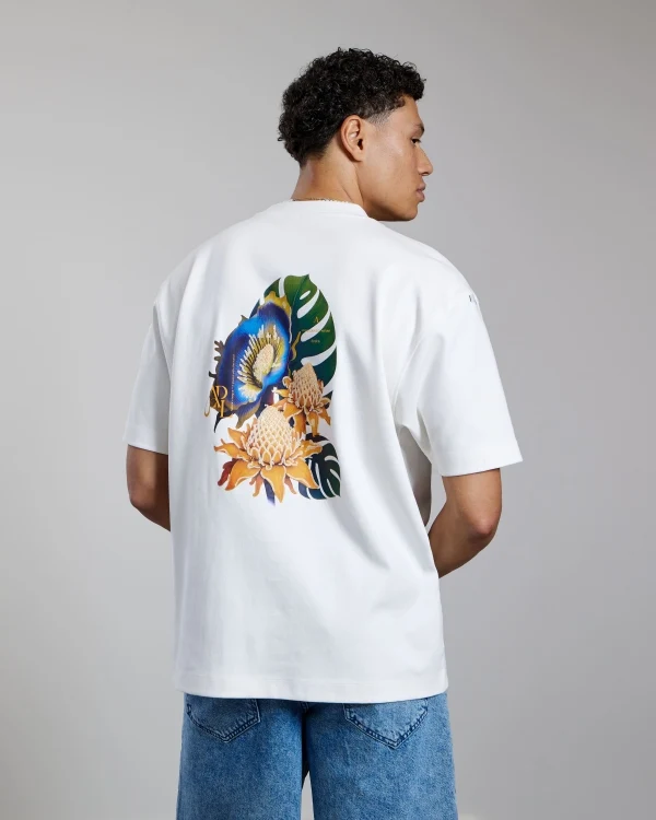 AEDEN T-SHIRT TROPHY TEE OFF WHITE