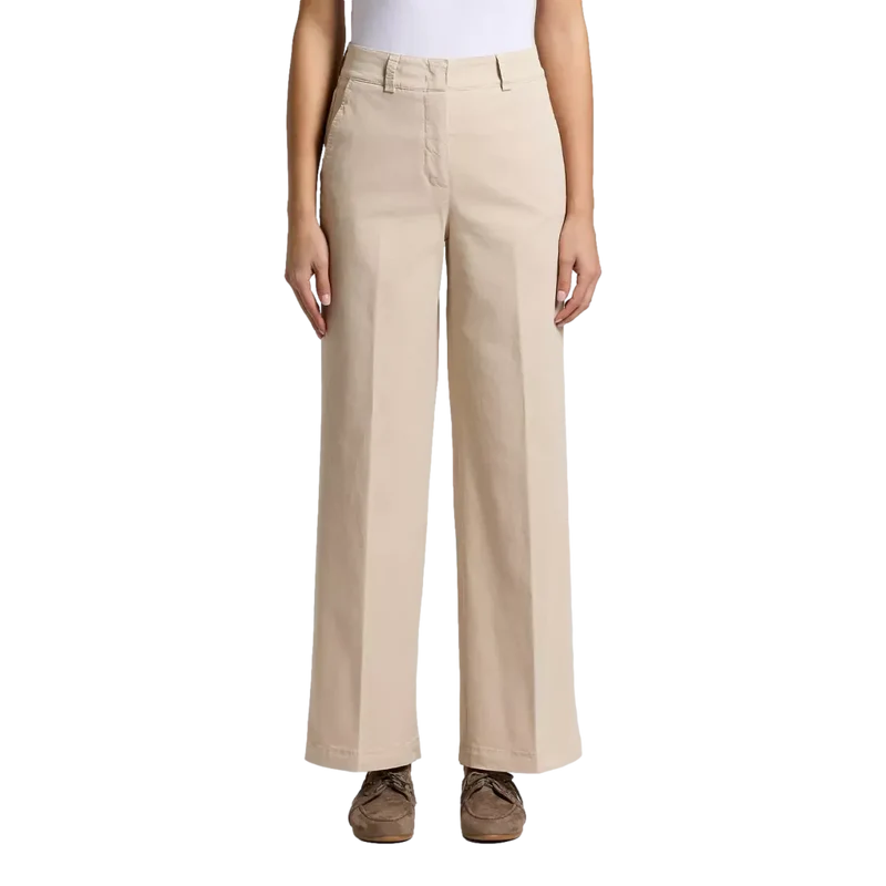Peserico - Palazzo trouser zand - Match Laren