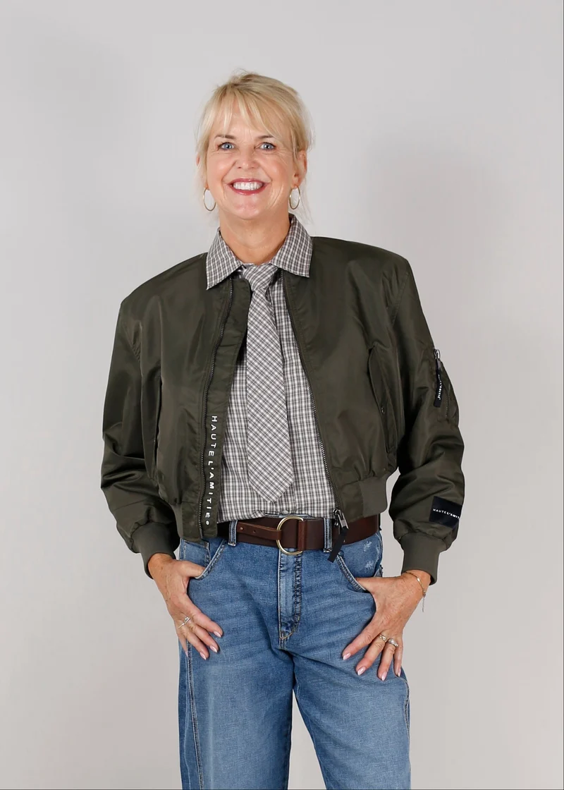 Haute l'Amitié Bomber HL10659 Army