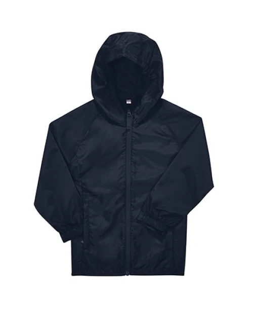 B&C BE INSPIRED - Kids #Reset Windbreaker - Navy