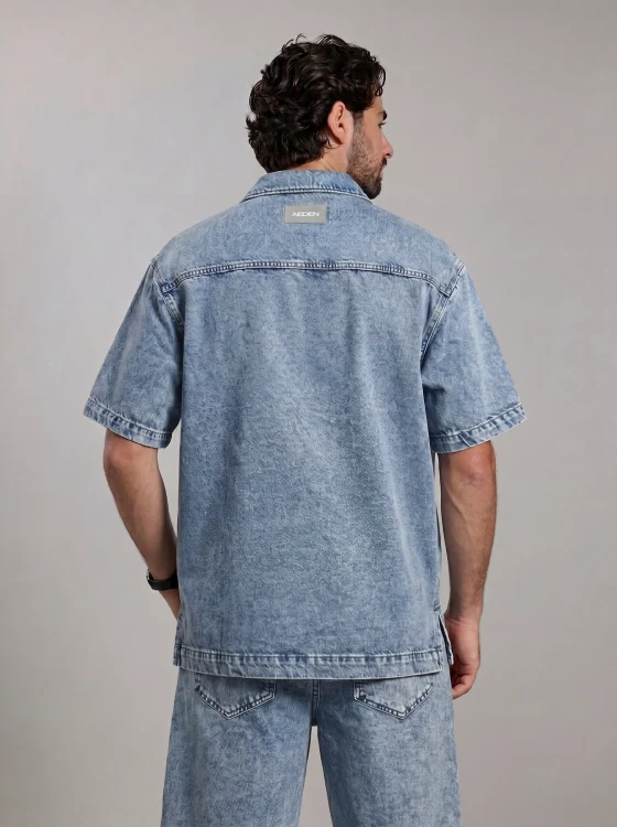 AEDEN SHIRT UNION SHIRT L-WASHED