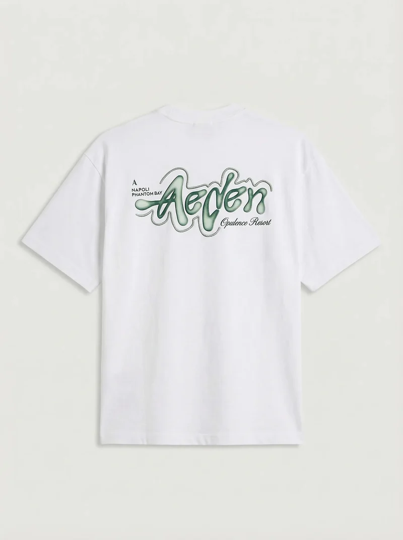 AEDEN T-SHIRT WORREL TEE OFF WHITE