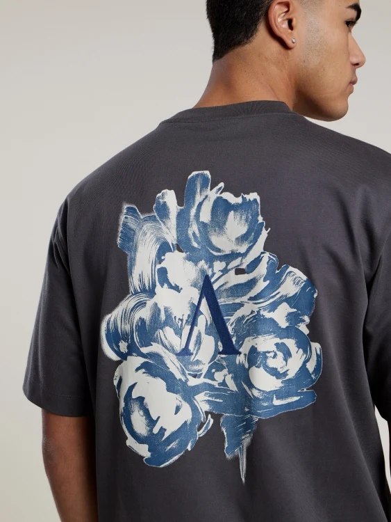 AEDEN T-SHIRT OPAL TEE D-GRIJS