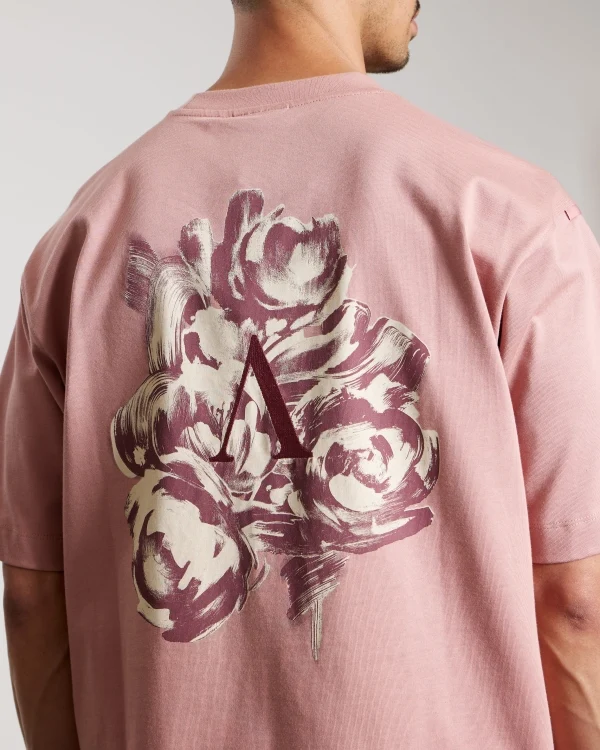AEDEN T-SHIRT OPAL TEE OUD-ROZE