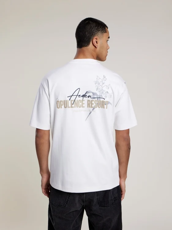 AEDEN T-SHIRT ORZIAN TEE OFF WHITE