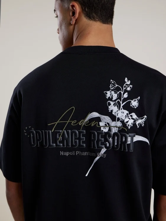 AEDEN T-SHIRT ORZIAN TEE ZWART