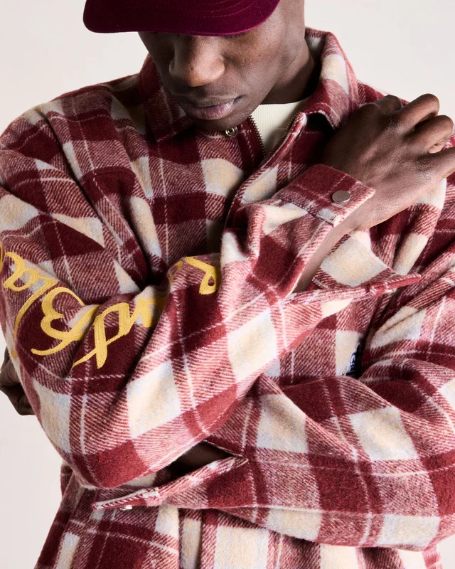 Saint Blanc SHIRT CREST FLANNEL ROOD