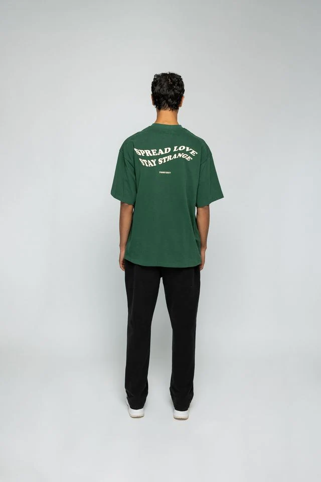 STRANGER SOCIETY T-SHIRT WAVE T-SHIRT GROEN